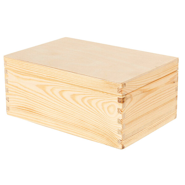 Holzkiste mit Deckel 30 x 20 x 14 cm Erinnerungsbox