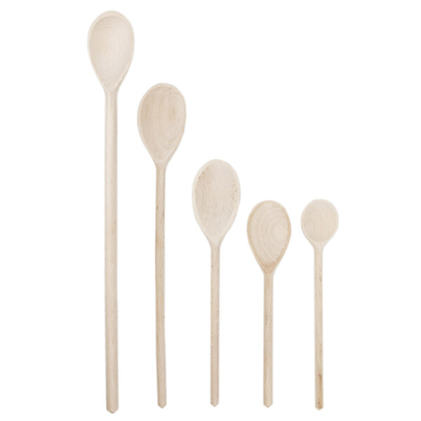 Holzlffel mit rundem Stiel 4er-Lffelset