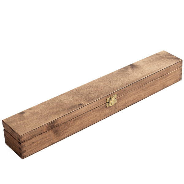 Kerzenbox aus Holz, Geschenkverpackung in Eiche dunkel