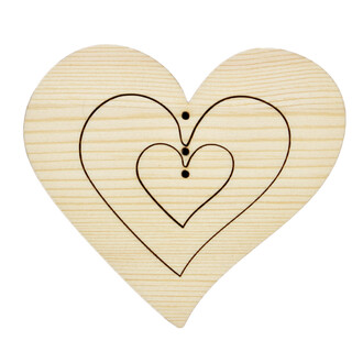 3 in 1 wooden heart decoration heart set of hollow harts... 3 in 1 wooden heart decoration heart set of hollow harts...