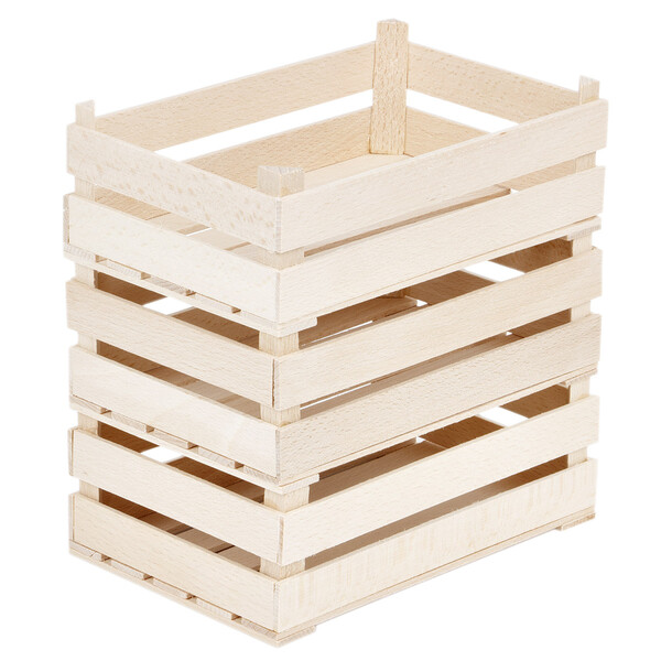 Stiege 17,5 x 12,0 cm Natur Holzkiste