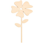 Hahnenfuß 18 x 7,5 cm Holz-Blumenstecker