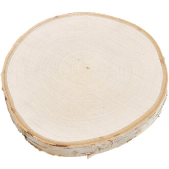 Birkenscheibe Ø 20 - 25 cm Holz Scheibe 2,5 cm dick Birkenscheibe Ø 20 - 25 cm Holz Scheibe 2,5 cm dick