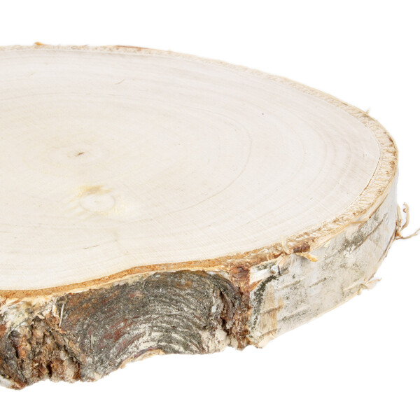 Holz Baumscheibe Ø 15 - 20 cm geschliffen 2 cm dick