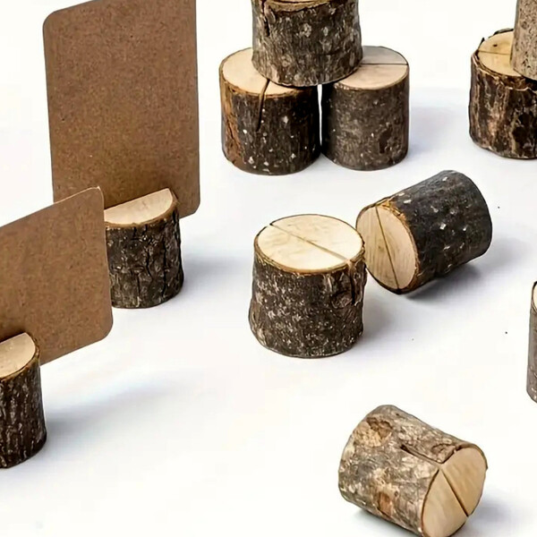 Hochzeitskarten-Halter aus Holz  3 bis 4 cm