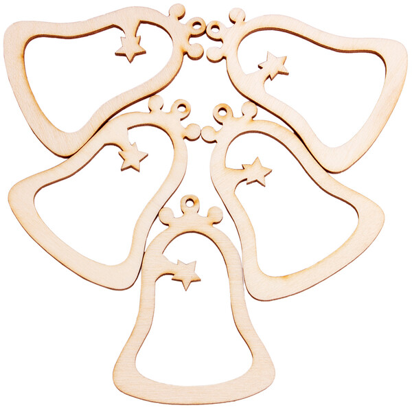Weihnachtsglocke offen 8 x 6 cm