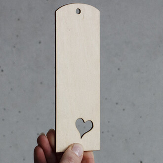 Herz Lesezeichen Holzlesezeichen Holz Seitenfinder Bookmarks