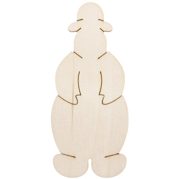 Schneemann 10 x 4 cm als Tischdekoration