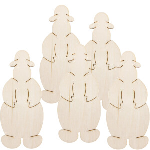 Schneemann 10 x 4 cm als Tischdekoration