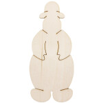 Schneemann 10 x 4 cm als Tischdekoration