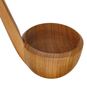 Schöpfkelle 500 ml aus Kirsch Holz Schöpflöffel Ø 110 mm, Schöpfer mit 50 cm Stiellänge