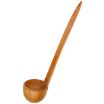 Schöpfkelle 500 ml aus Kirsch Holz Schöpflöffel Ø 110 mm, Schöpfer mit 50 cm Stiellänge