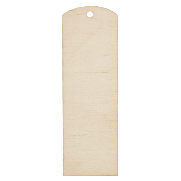 Lesezeichen aus Holz 15 x 5 cm, Seitenfinder aus Holz