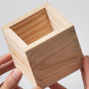 Stifthalter aus Holz 8,5 x 8,5 x 8 cm Holzbecher Holzdose