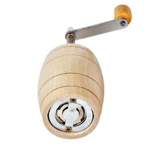 Pfeffermühle aus Holz Fassmühle Mühle Fass Salz Pfeffer