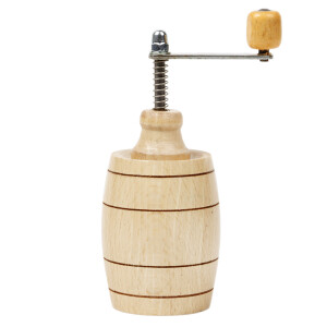 Pfeffermühle aus Holz Fassmühle Mühle Fass Salz Pfeffer