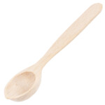 Zuckerlöffel 8 cm Holzlöffel, Espressolöffel Löffel aus Holz