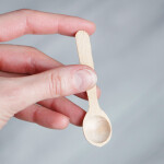 Zuckerlöffel 8 cm Holzlöffel, Espressolöffel Löffel aus Holz