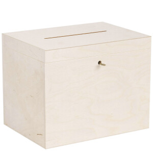Spendenbox aus Holz für Geldgeschenke,...