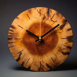 Rindenbrett Ø 20 - 22 cm, geölte Baumscheibe zur Hochzeit
