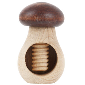 Spindelnussknacker Holz als Pilz
