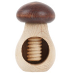 Spindelnussknacker Holz als Pilz