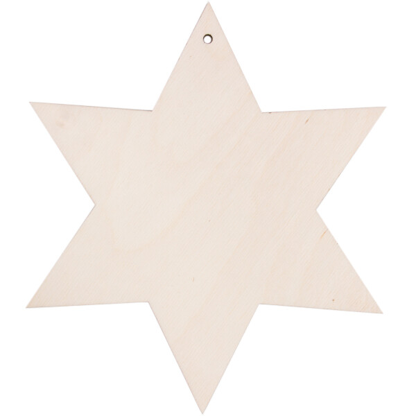 Weihnachtsstern 22 x 22 cm Holzstern