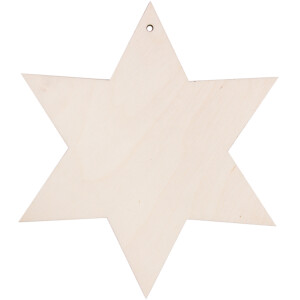 Weihnachtsstern 22 x 22 cm Holzstern