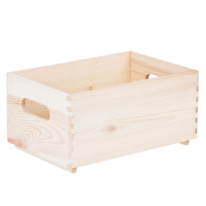 Möbelkiste 6 Liter Werkstattkiste aus Holz...