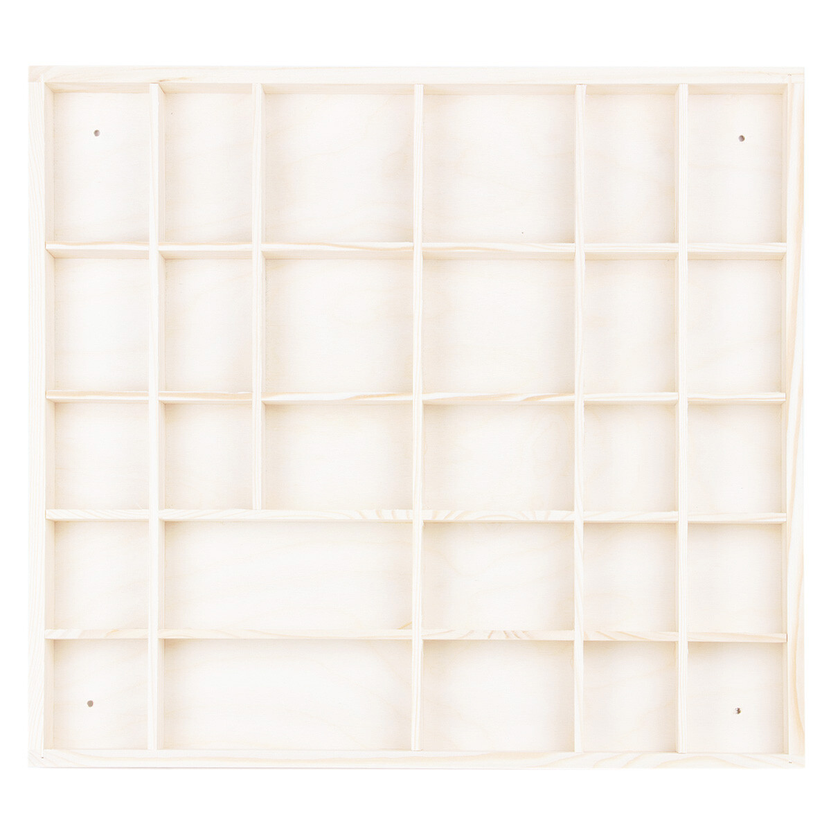 Setzkasten aus Holz mit 28 Fächern, 45 × 40 cm, 14,28 €