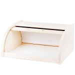 Brotkasten mit Roll-Deckel aus Holz, Brotbox