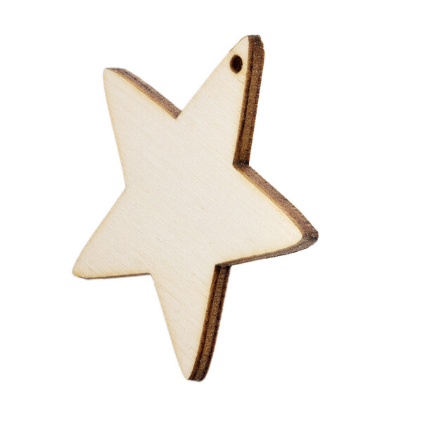 Stern 5 x 5 cm mit Aufhängung