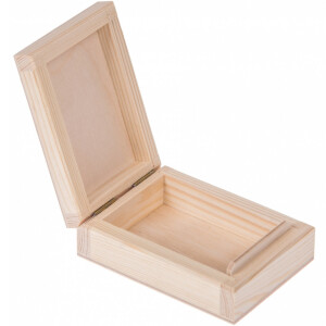 Holz Schmuckkiste und Geschenkverpackung 11 x 8 x 4 cm