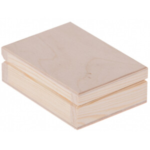 Holz Schmuckkiste und Geschenkverpackung 11 x 8 x 4 cm