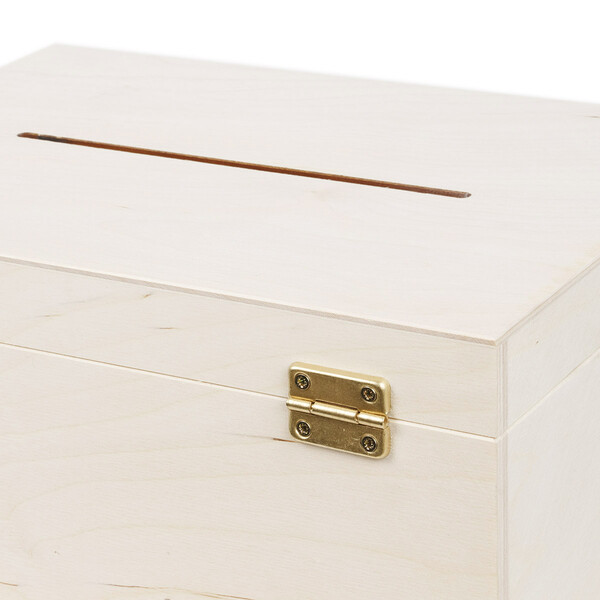 Holz Geldgeschenke Box für Geld Gastgeschenke 10,5 Liter Einwurfbox