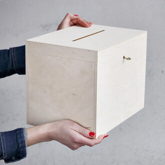 Holz Geldgeschenke Box für Geld Gastgeschenke 10,5 Liter...