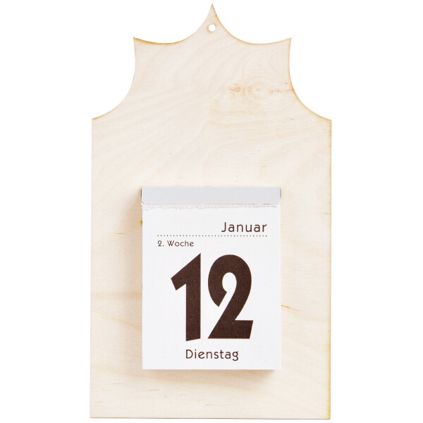 Spitzdach Wandhalter für Abreißkalender Papierhalterung