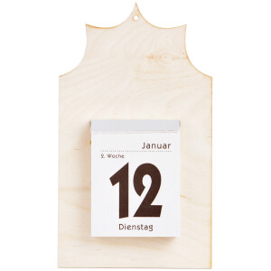 Spitzdach Wandhalter für Abreißkalender