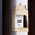 Spitzdach Wandhalter für Abreißkalender Papierhalterung