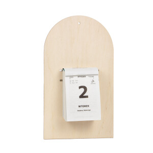 Rückwand für Notizblock und Wandkalender