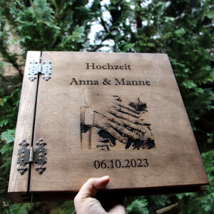 großes 3,5 kg schweres XXL Holzalbum
