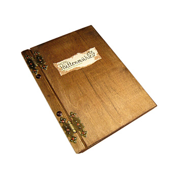 Holz Menükarte mit eigenem Schriftzug
